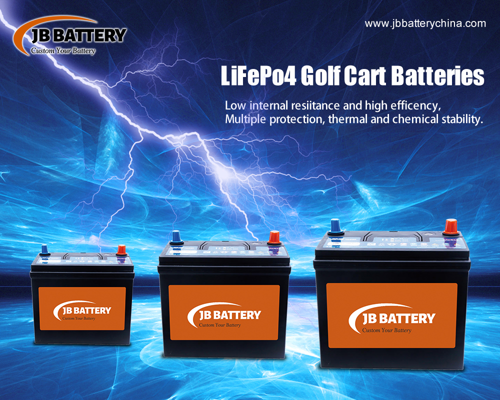 China benutzerdefinierte lifepo4 Lithium Golfcart Batteriesatz 48v 100ah und andere Anwendungen