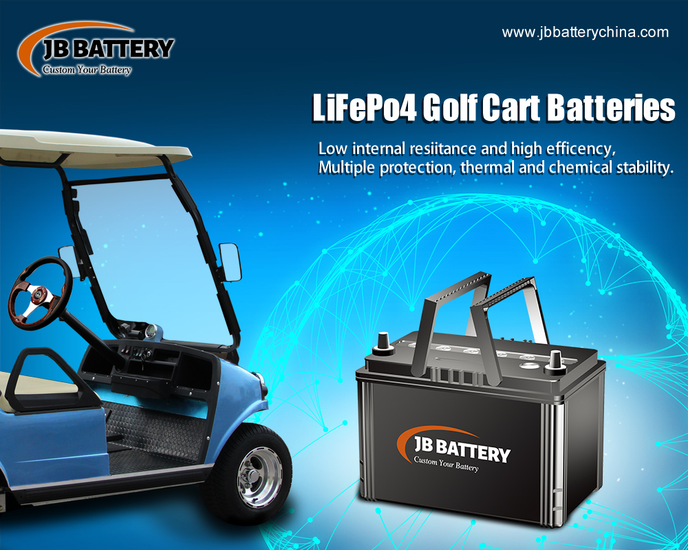 JB Battery ist ein Top-Hersteller von maßgeschneiderten Lithium-Ionen-Golfwagen-Akkus in China