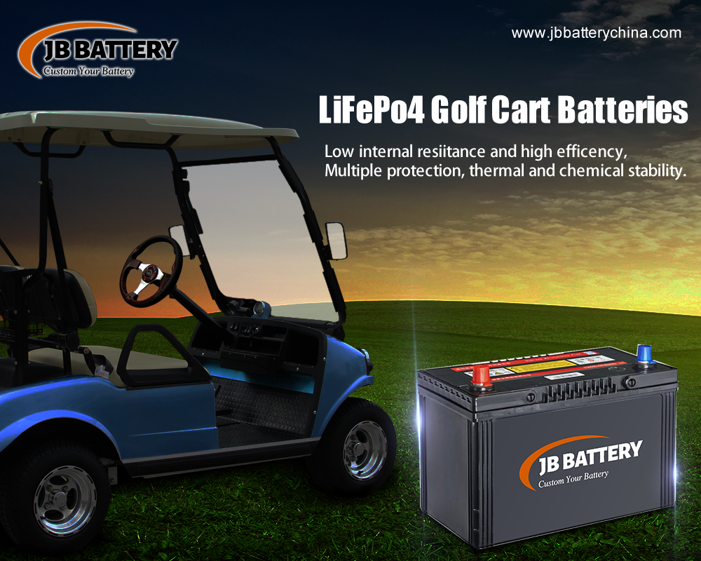 Vorteil der Vorteile, die mit dem benutzerdefinierten LifePo4-Lithium-Ionen-Golfwagen-Akkus verknüpft sind